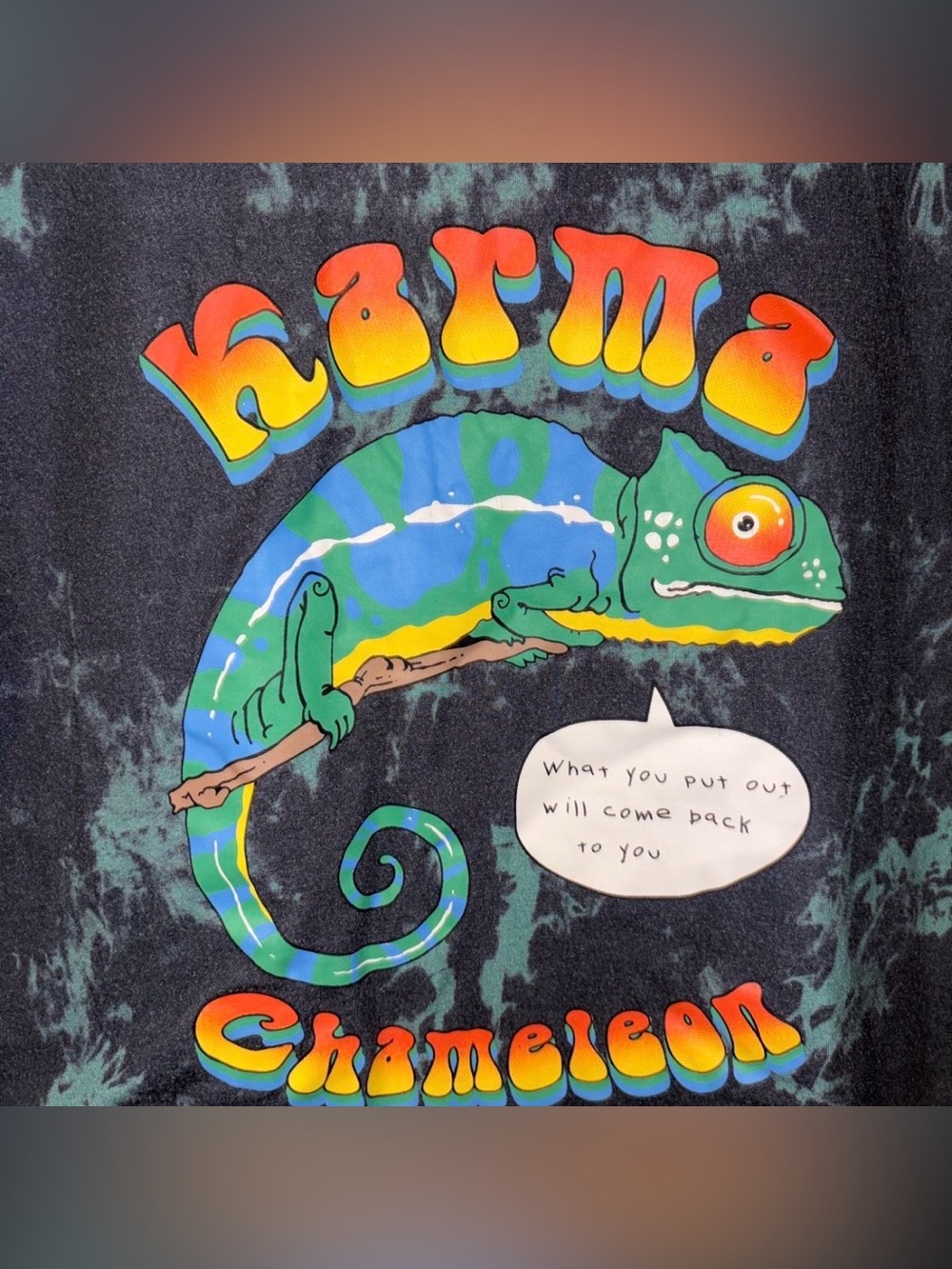 Karma Chameleon oversized Graphic Tee